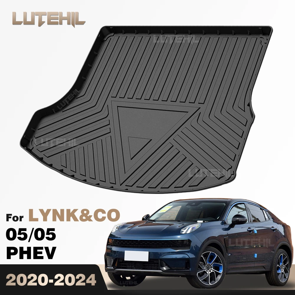 

Для LYNK&CO 05/05 PHEV 2020-2024 2021 2022 2023: Коврик в багажник из TPE, защитный вкладыш, водонепроницаемые аксессуары