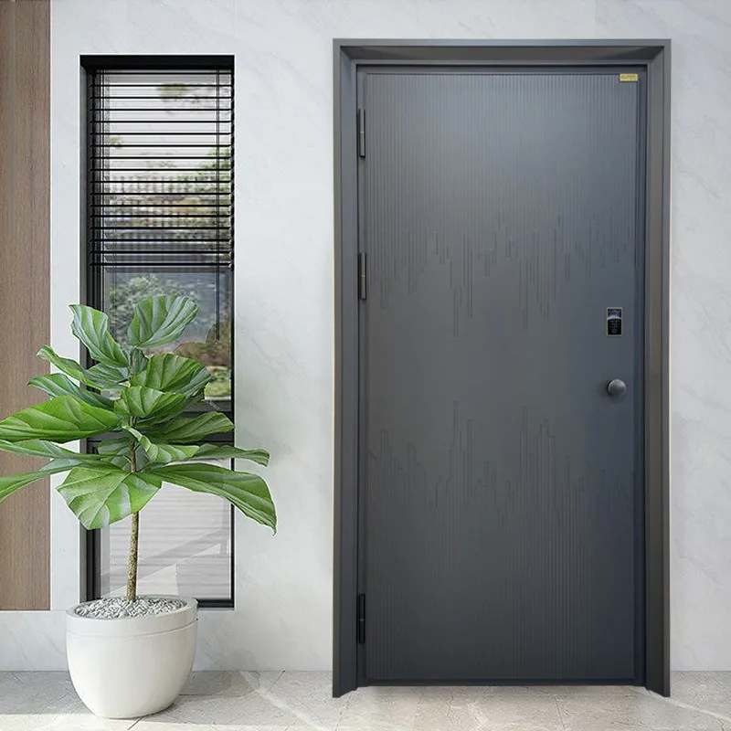 Household anti-theft door entry door, Class A smart fingerprint lock simple child and mother door