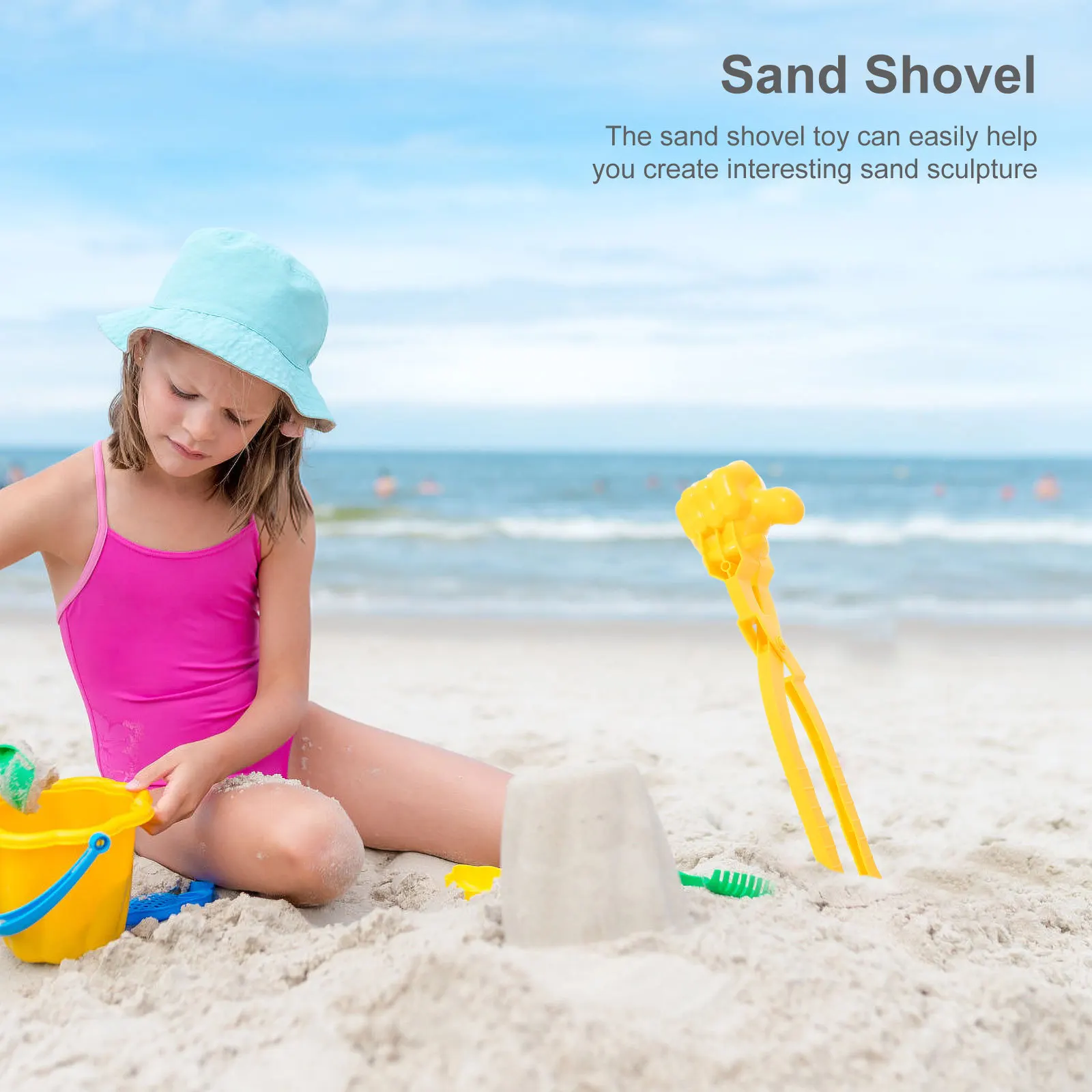 

1pc Clip High-Grade Plastic Fast Making Tool For Kids Winter Outdoor Snow Fighting Supply Mold Clamp