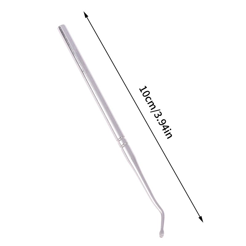 Gancho para el cuidado de los pies de las uñas encarnadas, limador de corrección de dedos encarnados de un solo extremo, Lima para manicura y pedicura, herramienta para el cuidado de los pies, 1 Juego