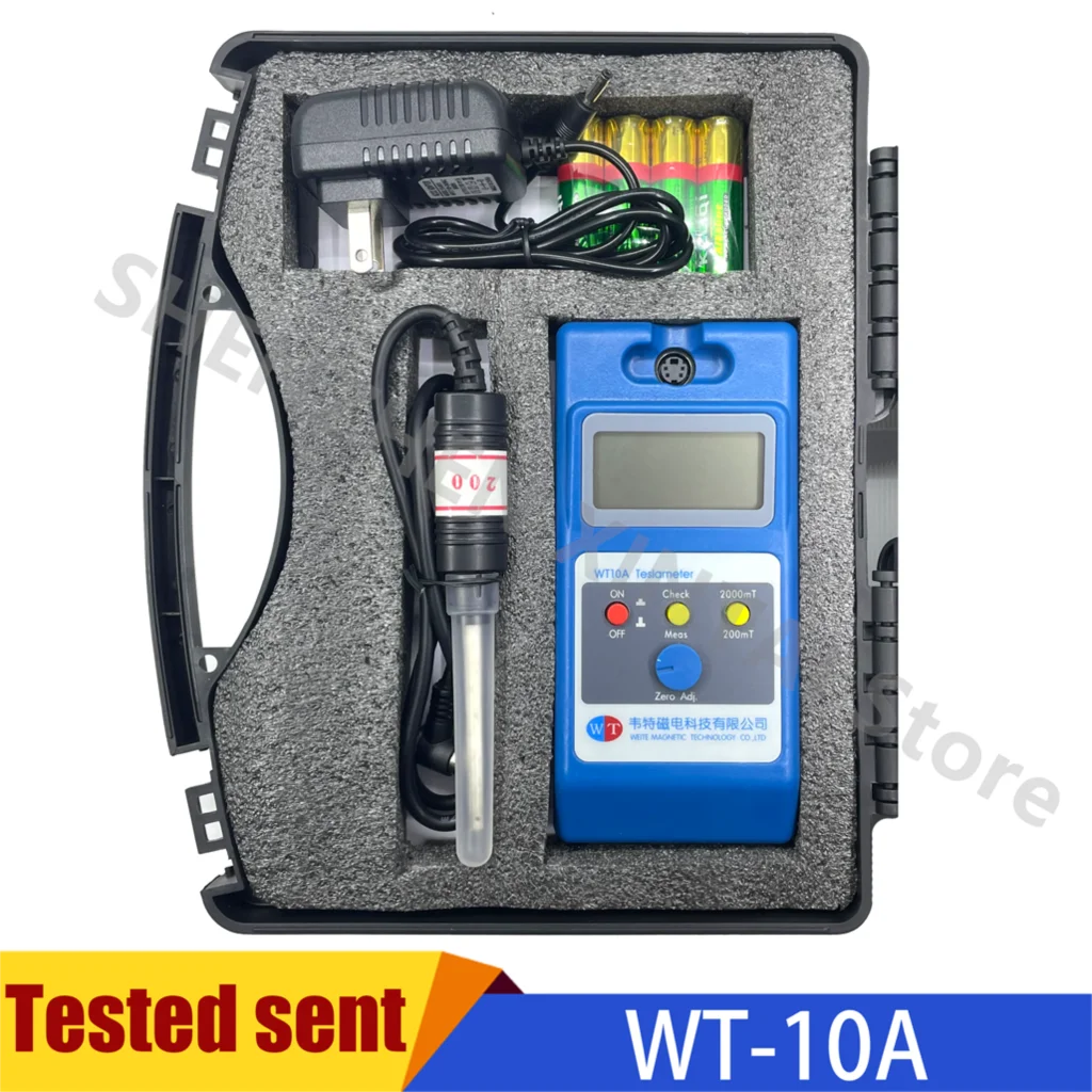 

New Hot Sale Professional LCD Gaussmeter Meter WT-10A Digital Fluxmeter Surface Magnetic Field Tester WT10A Instrument