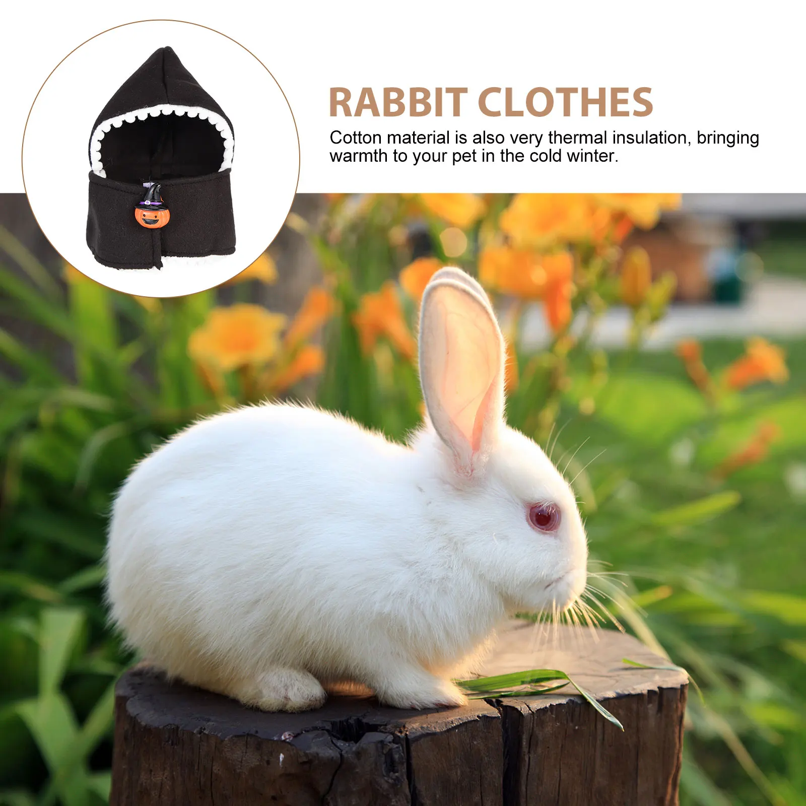 

Pet Bunny Hat Warm Cotton Rabbit Clothes Christmas Halloween Party Small Pet Hat Decorative Bunny Head Cover Costume