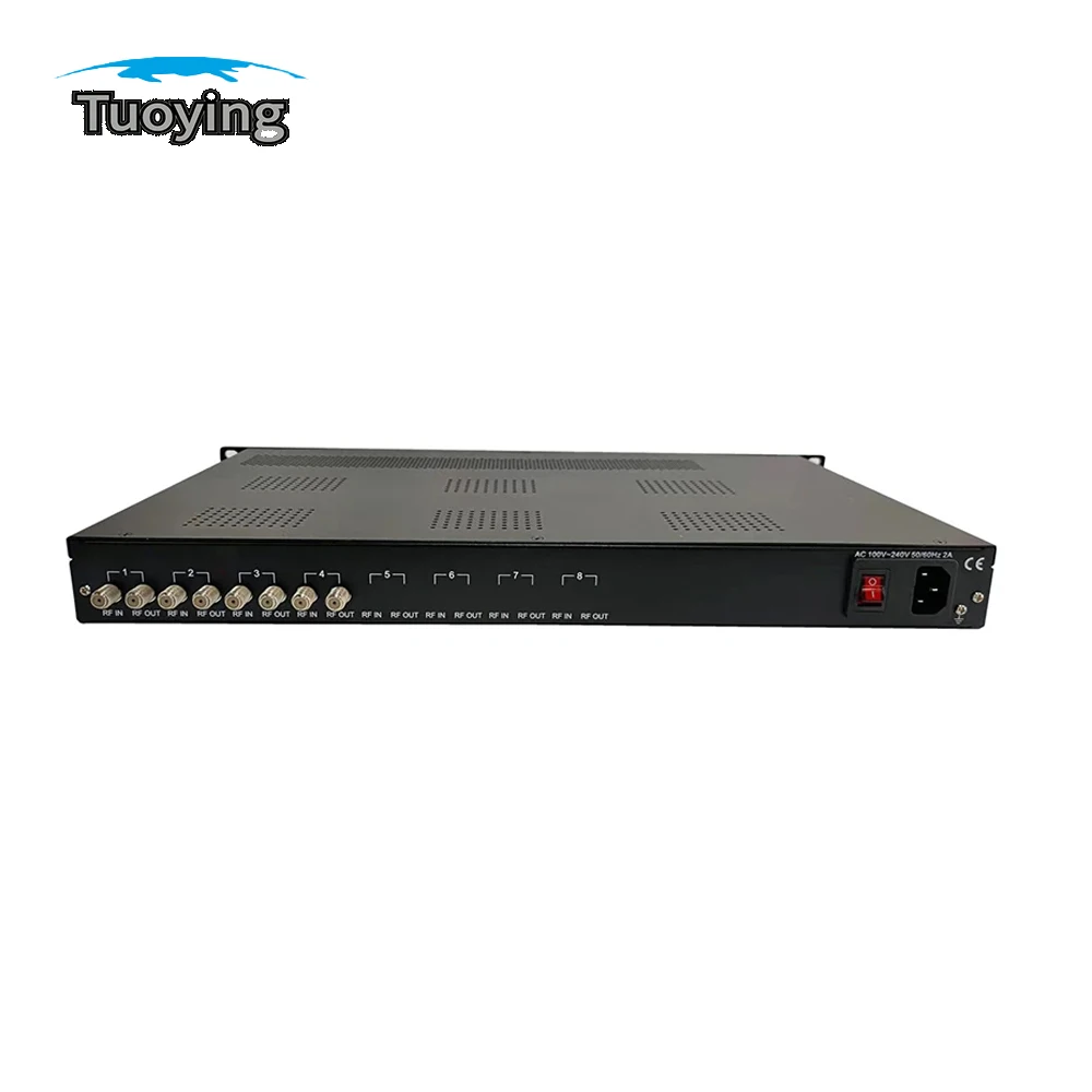 4 Channel Tuner To Ip Asi Digital Rf Dvb-s2/dvb-c/dvb-t /atsc/isdbt/tdt  Dvb Stream Receiver Iptv Cable Tv Gateway Rf To Ip
