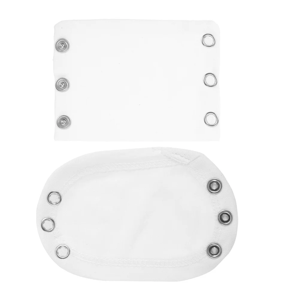 

2pcs Baby Romper Extenders Adjustable Lengthening Pieces For Infant Bodysuit Snap Closure Cotton Warmth Protection Unisex