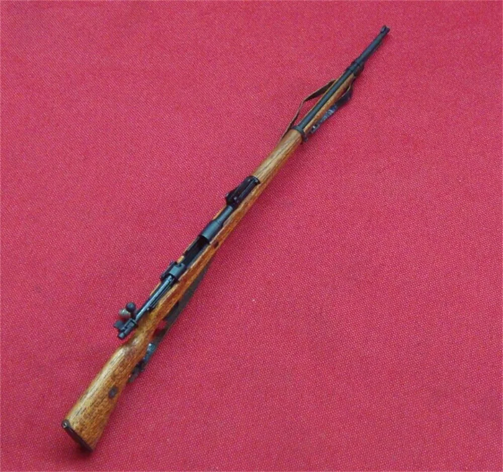 1/6th WWI Army Froce German Metal 1898 Long Rifle Can't Be Fired Model For Fans DIY Collectable