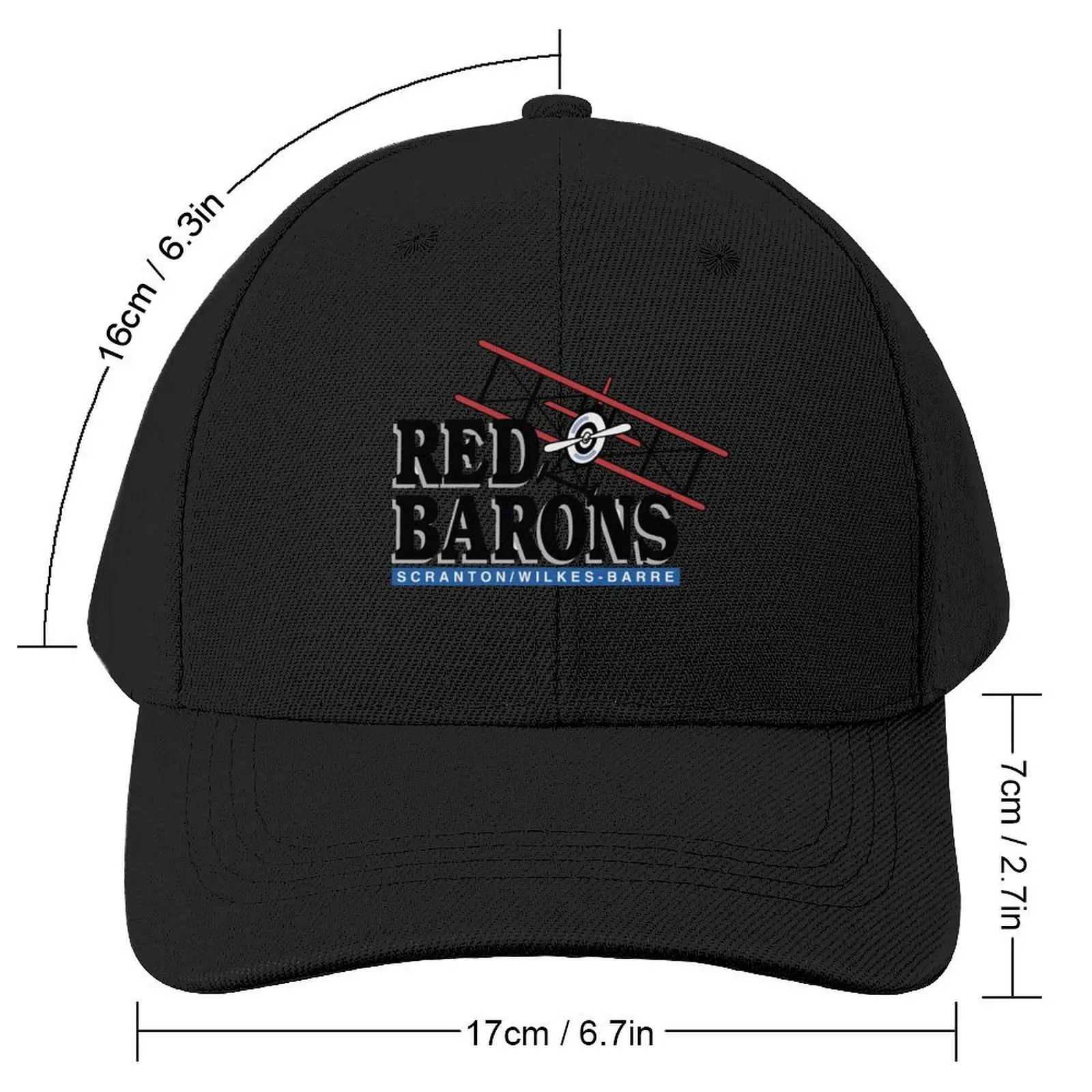 Scranton/Wilkes-Barre Red Barons Baseball Cap Military Tactical Cap Beach Golf Cap Hats For Women Men's