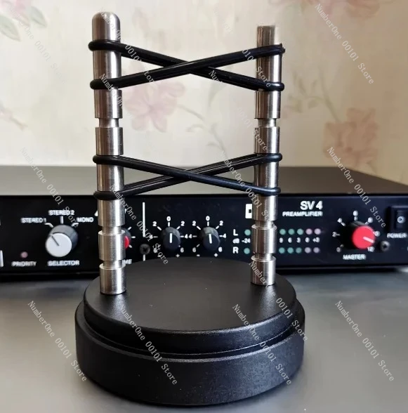 

Регулируемая стойка для организации аудиокабелей Hi-Fi с амортизирующим дизайном для балансных кабелей акустических систем и сигнальных кабелей
