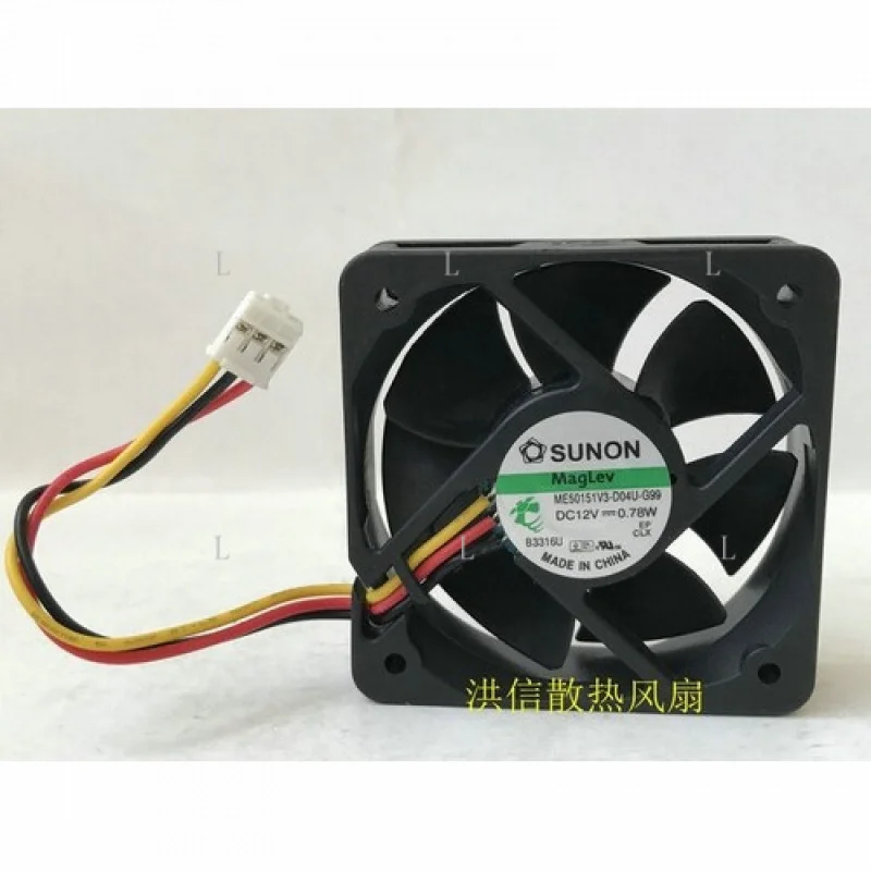 

L 1 шт. для вентилятора SUNON ME50151V3-D04U-G99 DC12V 0,78 Вт 3-проводной 5015 5 см