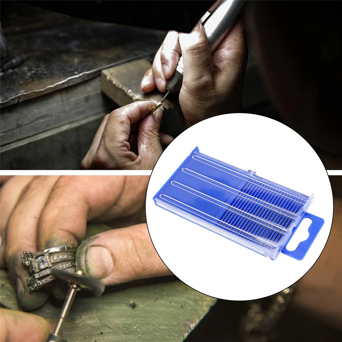 17Pc Fijn Klein Genummerd 61-80 Mini Juwelier Boor Set Pin Bankschroef