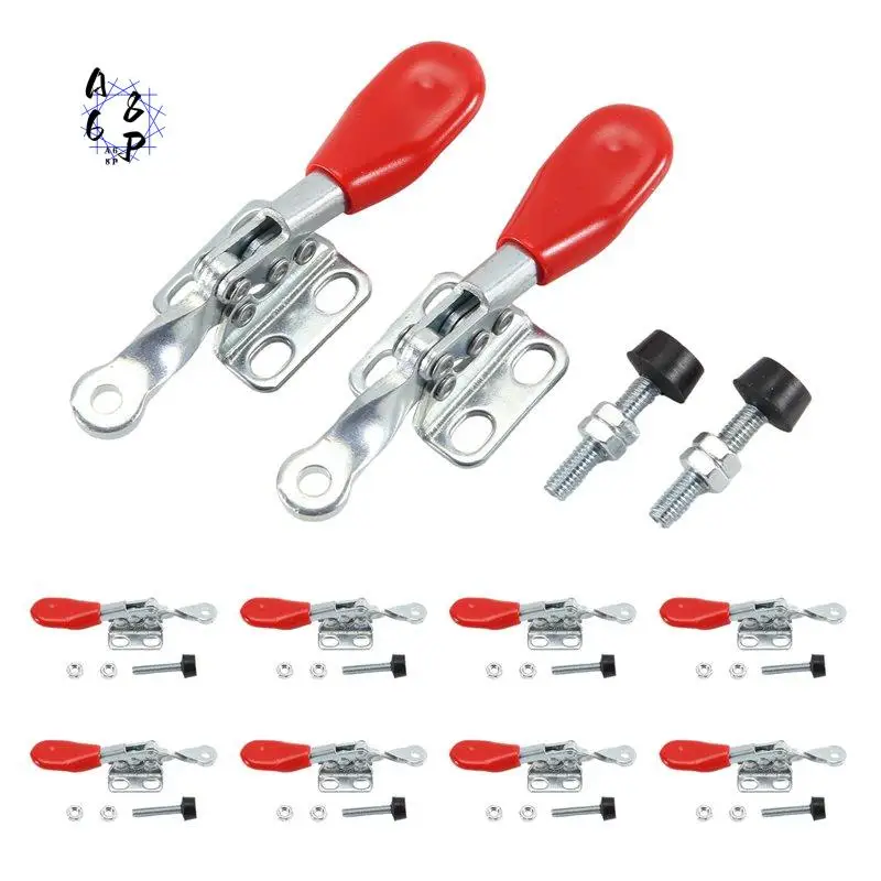 A68P-Red Toggle Clamp GH-201A 27Kg Quick Release Tool Horizontal Clamps Hand New Heavy Duty Tooling Accessory