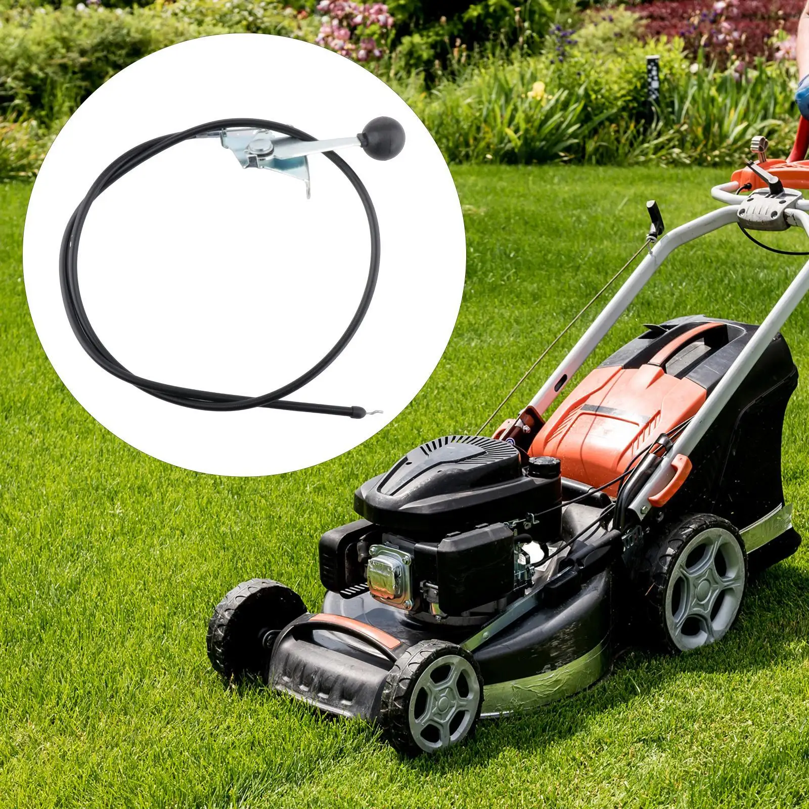 Metal Throttle Cable 601096 Rapid Installation Lawnmower Part Workshop Garage Equipment for SD