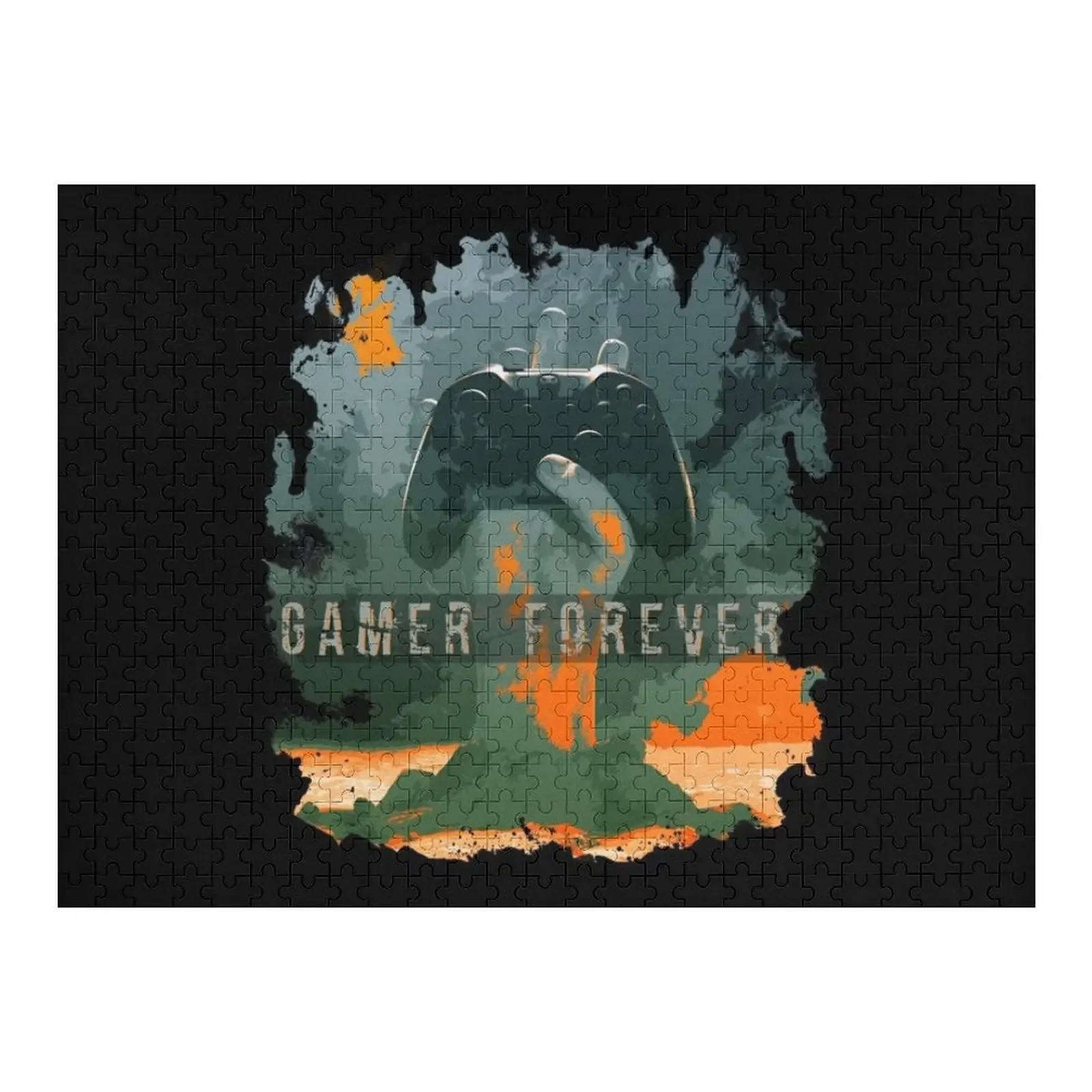 Gamer Forever puzzel kerstcadeaus gepersonaliseerde gepersonaliseerde puzzel houten naam aangepaste gepersonaliseerde puzzel