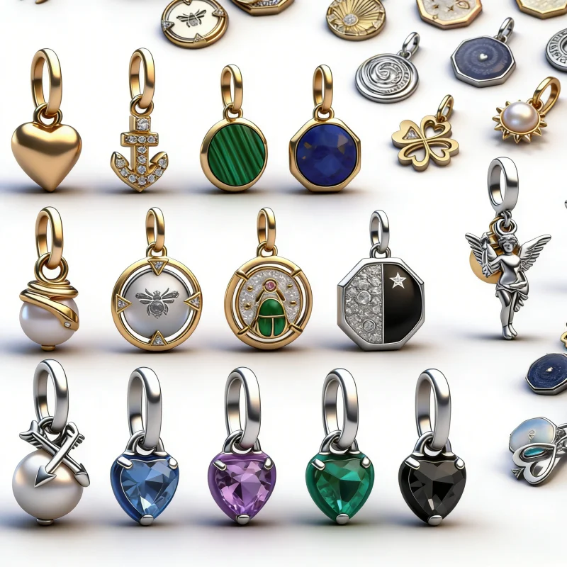 

2024 New 925 Sterling Silver ME Series Infinity & Wing Medallion Charm Snake Pearlescent Mini Dangle Charm Fit Original Bracelet