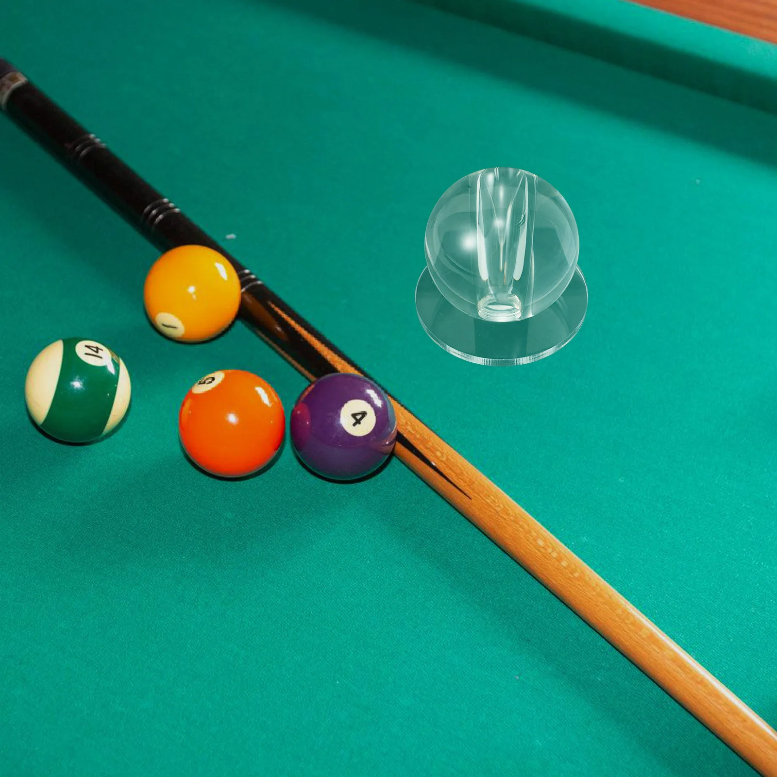 

Transparent Billiards Stroke Trainer for Snooker Cue Accuracy Training Ball Resin Correction Practice Technique Enhancement