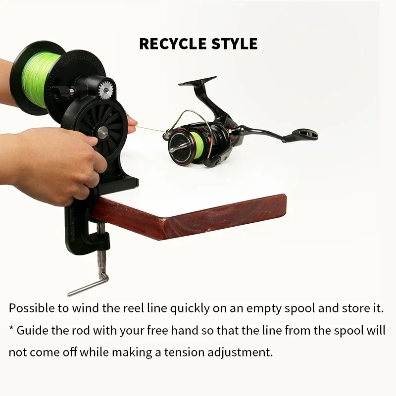 

Fishing Reel Machine Fishing Line Winder Fishing Line Spooler Wire Winding Reclaimer Equipment Adjustable Portable Table Clamp