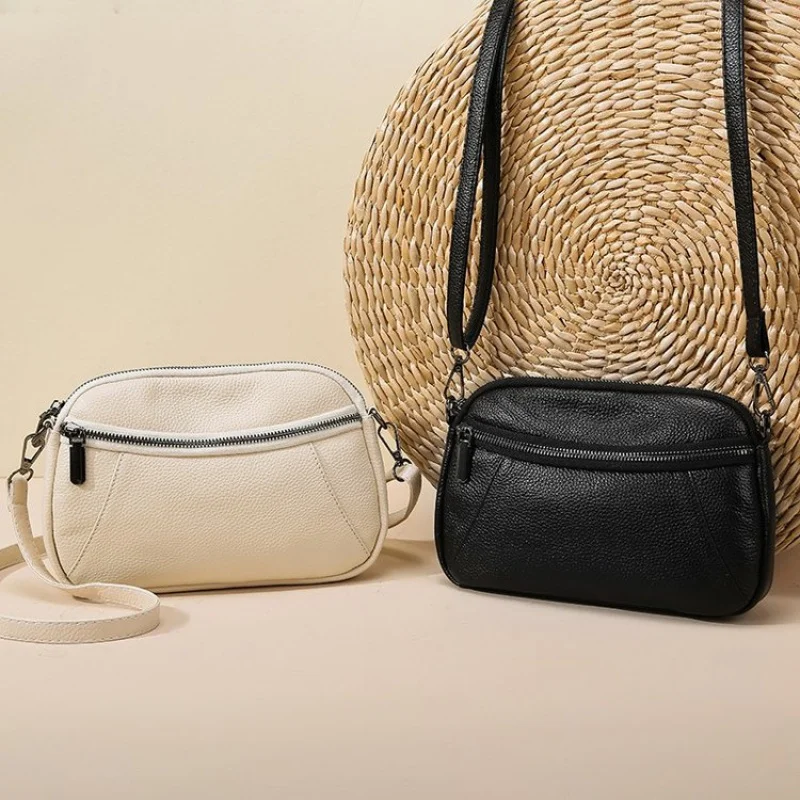 

Chic-sleek 2025 New Ladies Luxury Brand Leather Shoulder Bag Famous Designer Vintage Popular Casual​