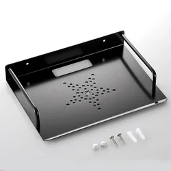 Multipurpose Projector Holder Metal Wall Mount Router Rack Practical Router Shelf Projector Shelf for Living Room Bedroom