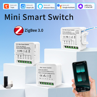 Tuya Zigbee 3.0 Smart Switch Module for Alexa Google Home Yandex DIY Wireless Remote Breaker Automatic Delay 1/2/3 Gang 100-240V