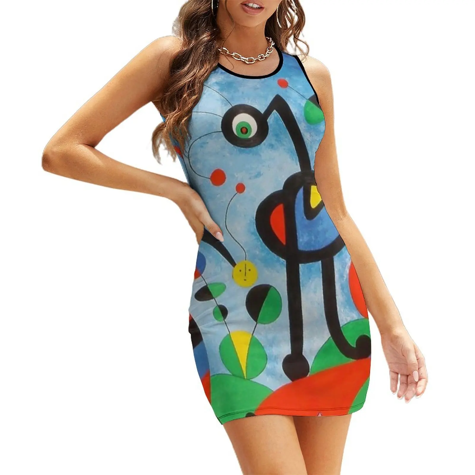 

Miro Art Sleeveless Sundress dresses with long sleeves dresses for women summer dress woman 2025 trendy bandage dress