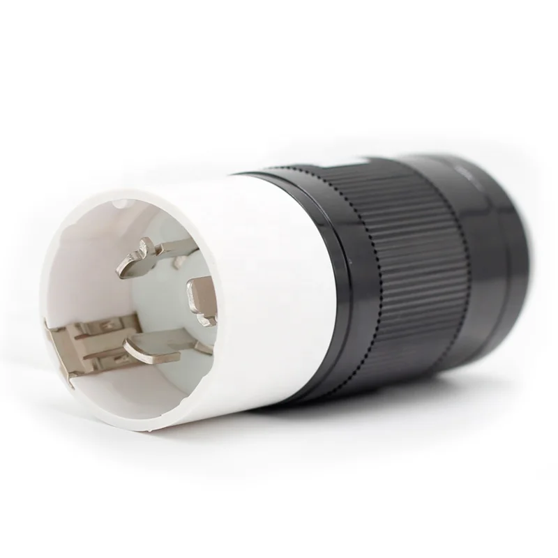 50 Amp NEMA SS2-50P Male Plug Connector US Canada Marine Coast Industrial Electrical Plug 4 Pin Straight Blade Plug