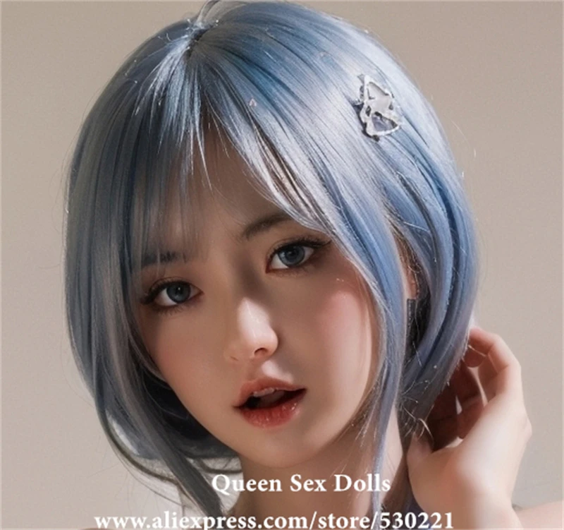 NEW JYDOLL 2.0 Implanted Hair And Eyebrow ROS Mouth Real Silicone Sex Doll Head For Big Realistic Adult Doll Oral Sexy Toys