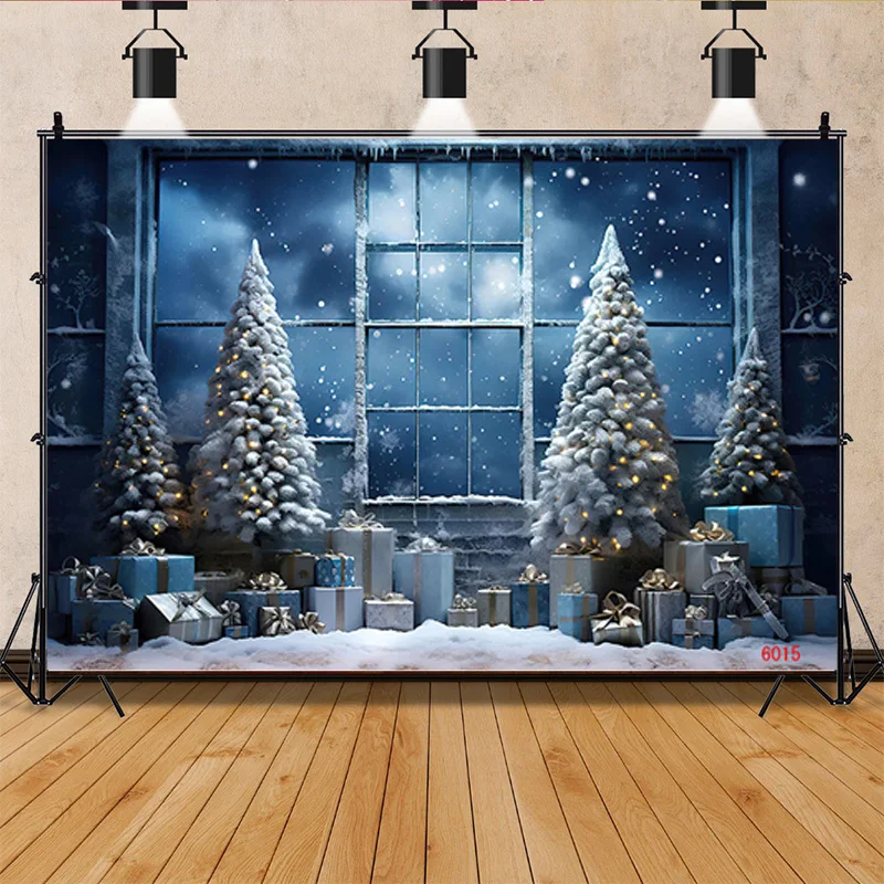 

SHUOZHIKE Christmas Day Photography Backdrops Happy Magic Xmas Eve New Year Candy Fireplace Studio Background Props JD-08