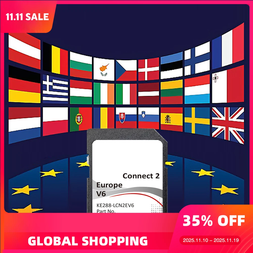 

Connect2 Multimedia KE288-LCN2EV6 for Nissan Leaf/Micra/Juke/Note/E-NV200 Sat Nav SD Card Update 2021 Version EU Turkey Maps
