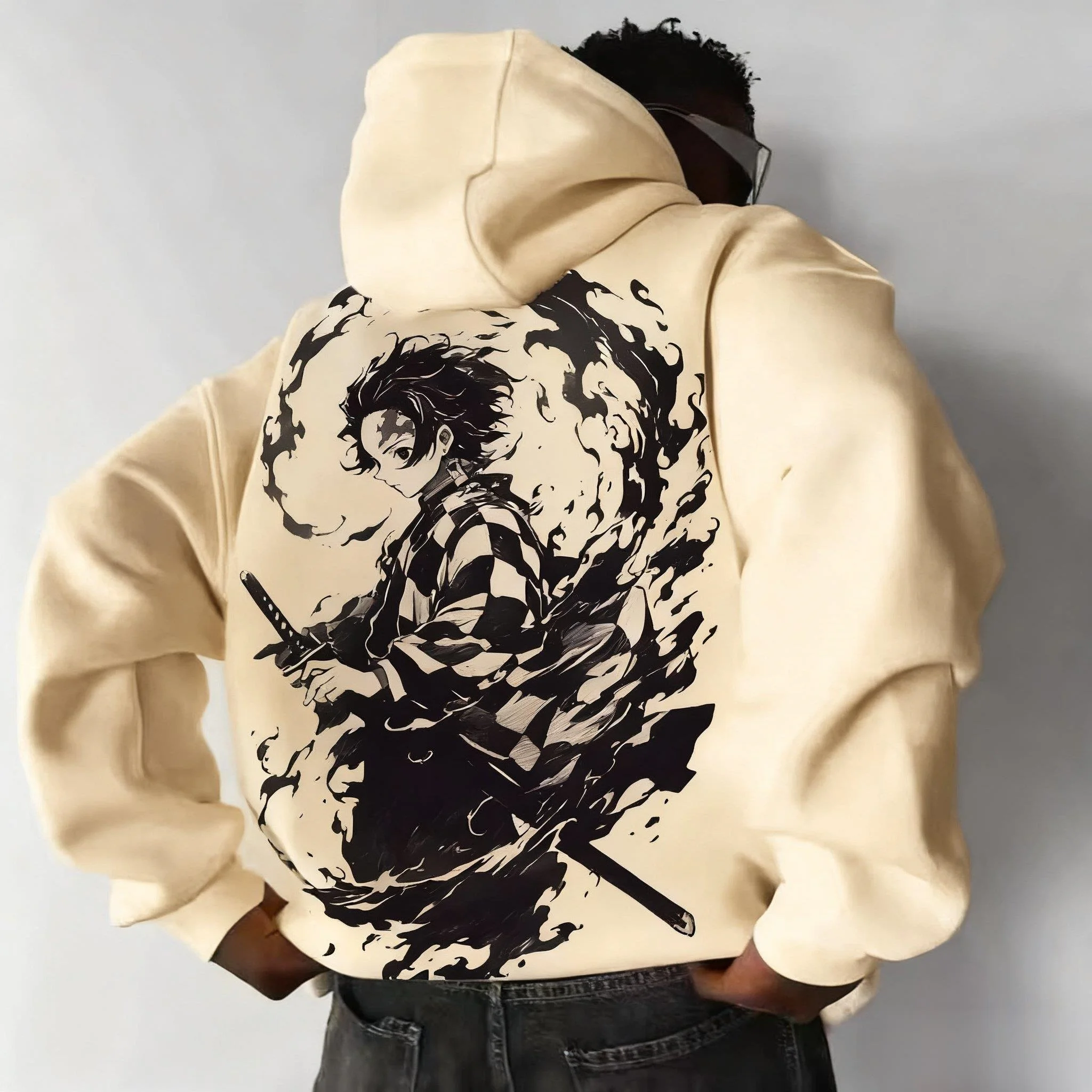 

New Autumn Demon Slayer Anime Hoodie Men Women Streetwear Sweatshirt Pullover Graphic Print Long
