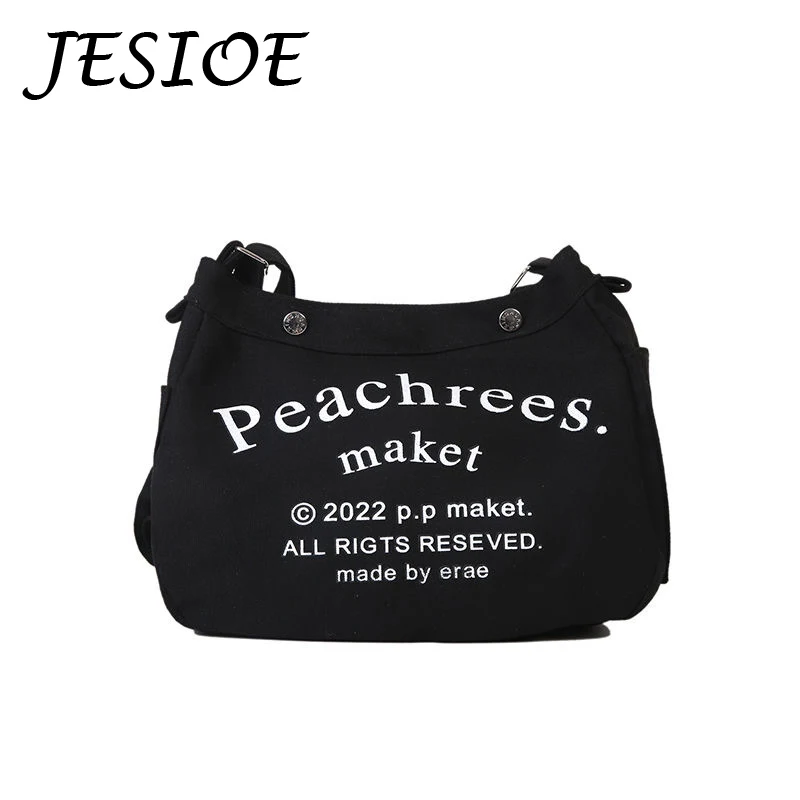 Women Fashion Shoulder Tote Bag Large Capacity Letters Designer Ladies Handbag Messenger for Female Canvas Casual Crossbody Bags image 6