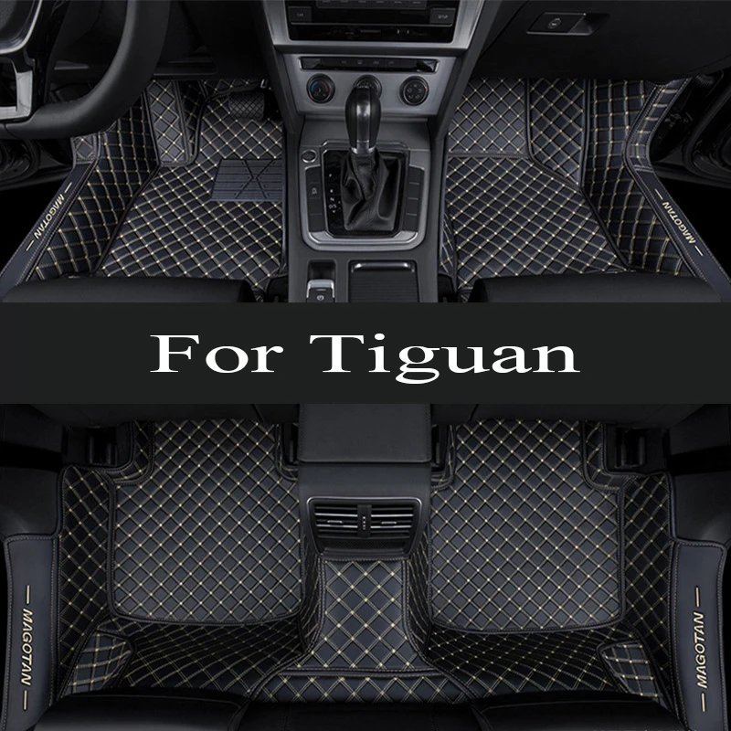 

Car Floor Mats For Tiguan 2019 2018 2017 Carpets Custom trunk mat Interior Waterproof Auto Parts Products For VW VW