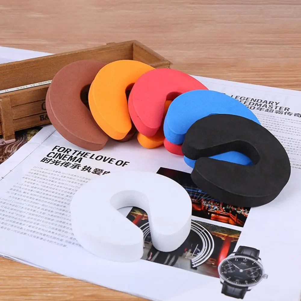 

Durable Soft-Touch Finger Protector EVA Prevents Pinch Injuries Door Stopper Protective Colorful Fabric-Covered Foam Baby