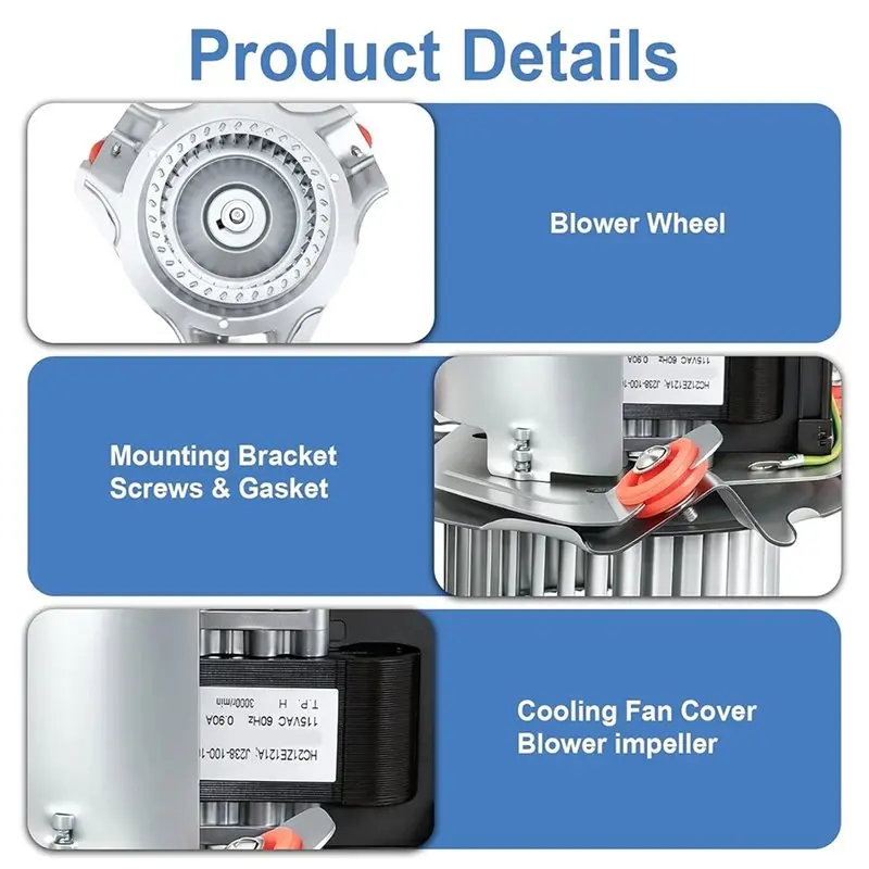 A18Z-Furnace Draft Inducer Motor For Carrier, Bryant, Payne Furnaces