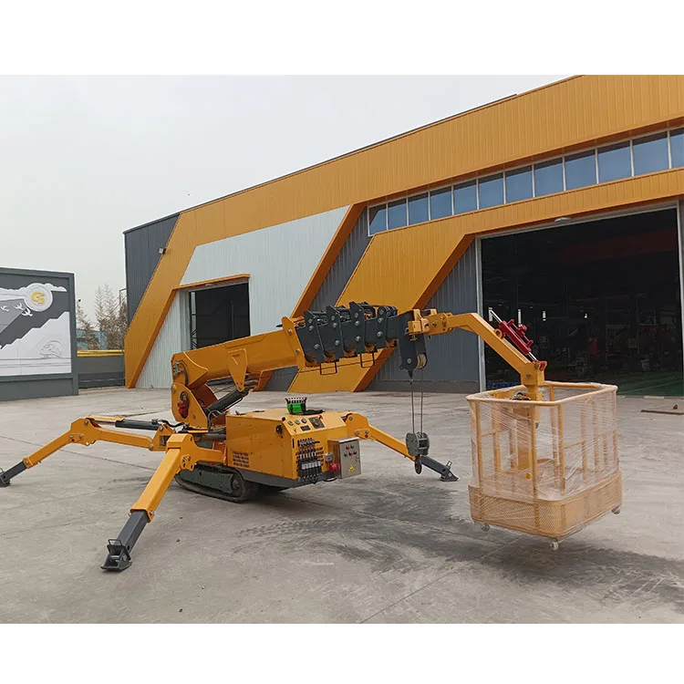 Low Price Small Mini Spider Crane Portable Mobile Crane For Sales