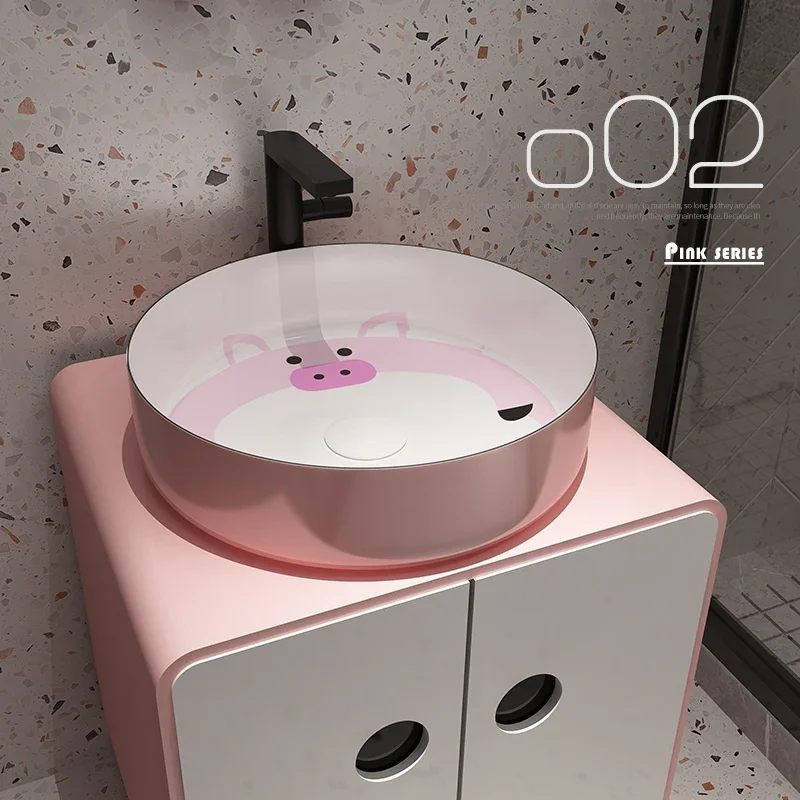 Children's wash basin, kindergarten toilet, countertop basin,  creative theme hotel, cartoon bathroom