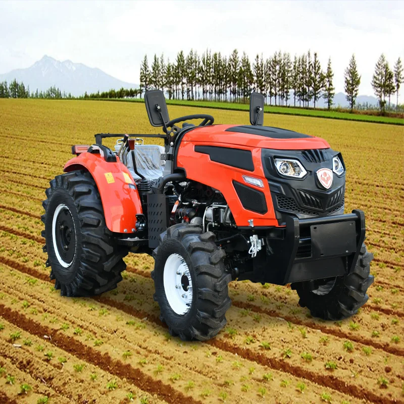 

Hot Sale Farm Tractor 50HP 60HP 70HP 80HP 100HP Motoculteur Durable Diesel Traktor Agricultural Tractor With Attachments