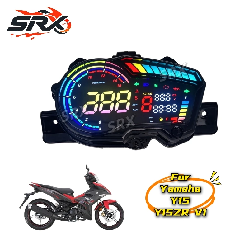 Full Set Digital Meter Panel Motorcycle Speedometer For Sniper 150 V1 Yamaha Y15 Y15ZR V1 Assy 2PV-H3500-20 21