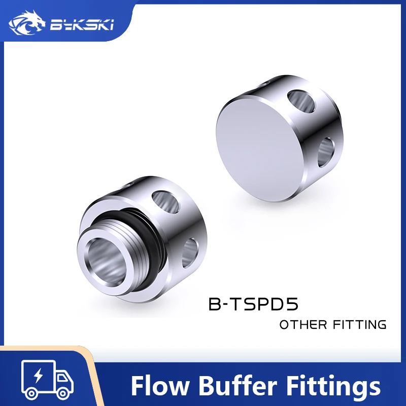 

Bykski Flow Buffer Fittings, Flow Divider, Bubble Eliminator,Built-in Spoiler In Computer Water Cooling Reservoir / Tank,B-TSPD5