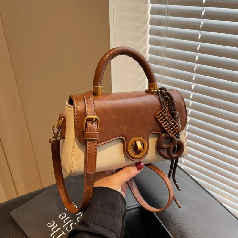 

Популярная кожаная сумка через плечо для женщин, женские сумки через плечо, классический элегантный дизайн, люксовый бренд