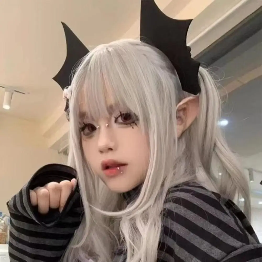 

2PCS/Set Oversize Bat Wings Hairpin Cosplay Hairpin Bat Demon Hair Clip Vampire Devil Wings Headwear Animal Ears Hair Accessory