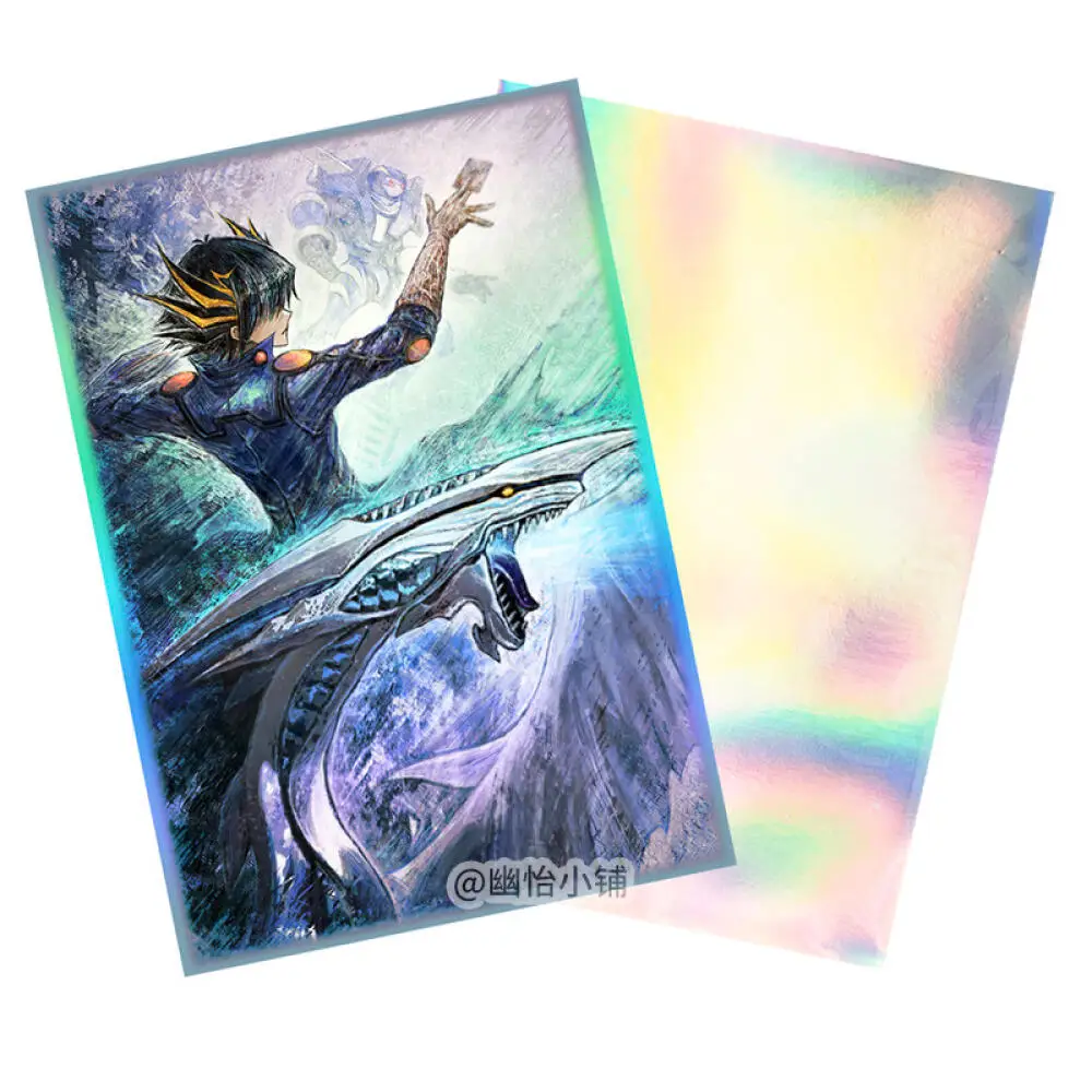 50Pcs/set 63X90Mm Diy Yu-Gi-Oh! Dark Magician Girl Card Sleeves Color Flash Ygo Kewl Tune Card Protective Cover Gift Toys view 4