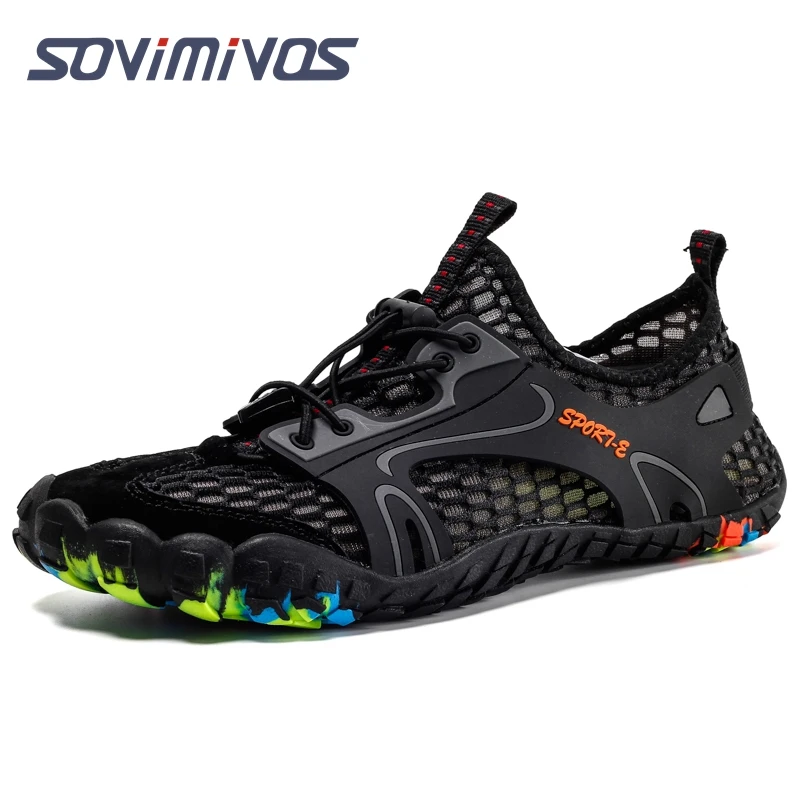 Slip On Upstream Shoes Men Quick Dry Aqua Shoes Breathable Hiking Wading Sneakers Beach Surfing Swimming Water Barefoot Shoes