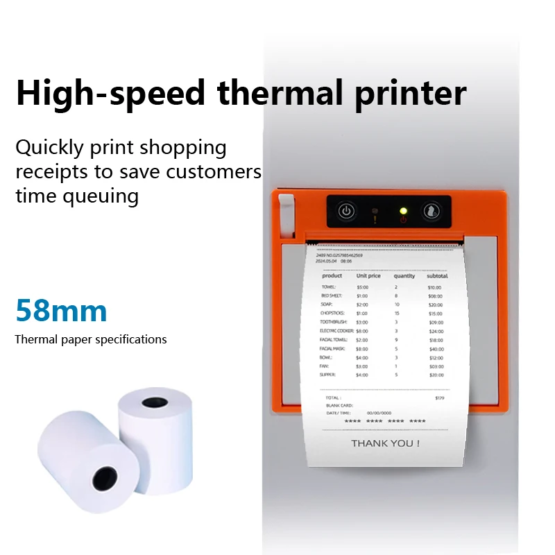 TJXL-2025 أحدث 15.6 بوصة Win10/11/Linux/Android نقطة البيع نظام محطة مطعم الكل في واحد تعمل باللمس آلة Pos وزنها