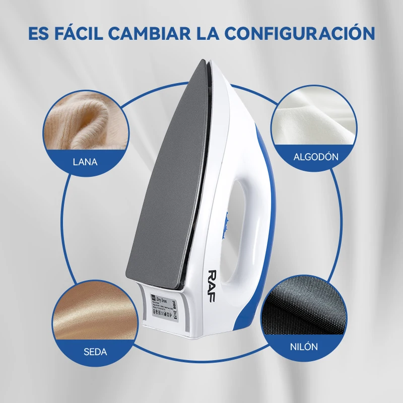 مكواة بخار كهربائية للملابس، طبق مطلي بالسيراميك، مكواة مسطحة 2200 وات، أجهزة المطبخ المنزلية