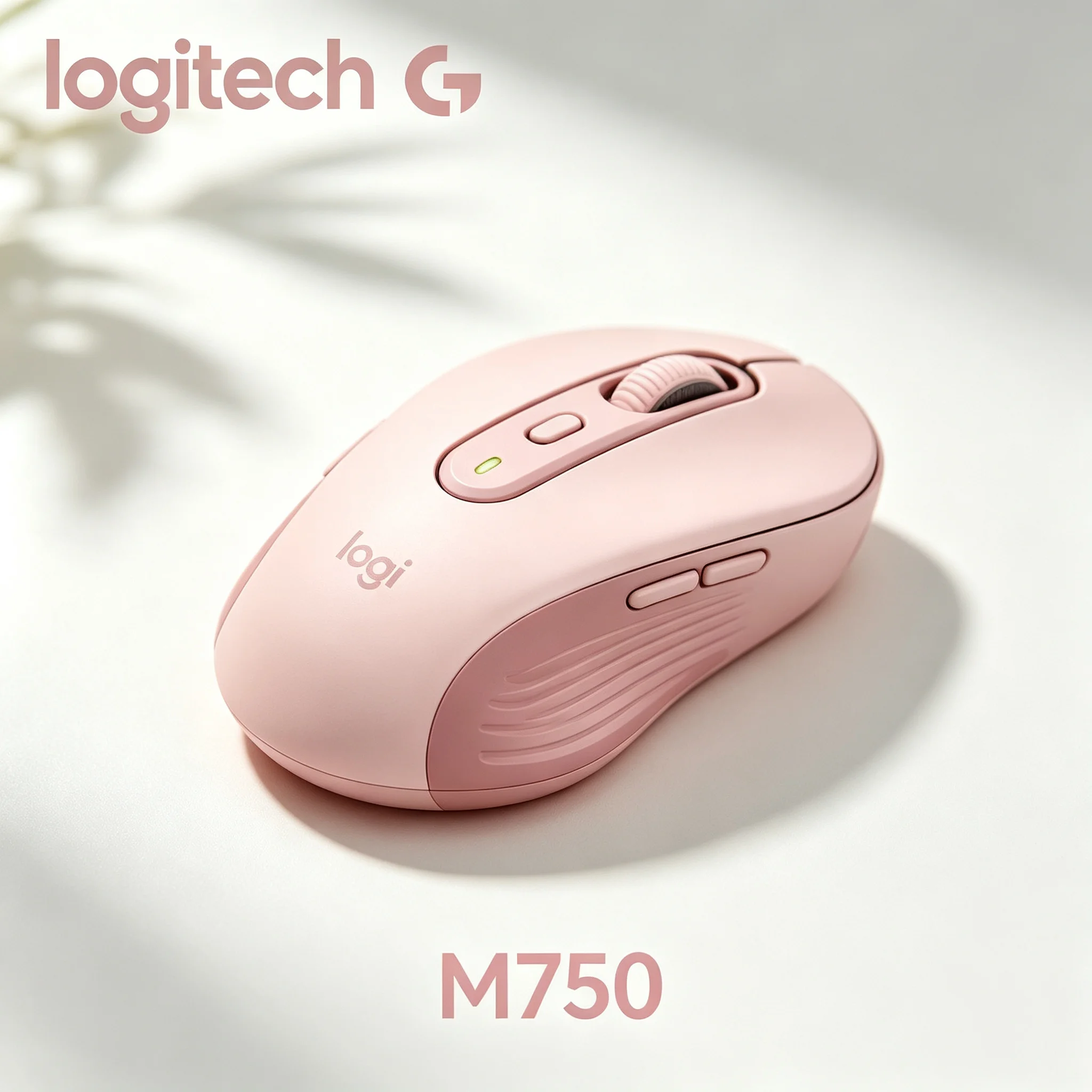 Logitech M750 Ergonomic Wireless Mouse Reliable Long‑life Battery Stable Tracking For Office Casual Gaming