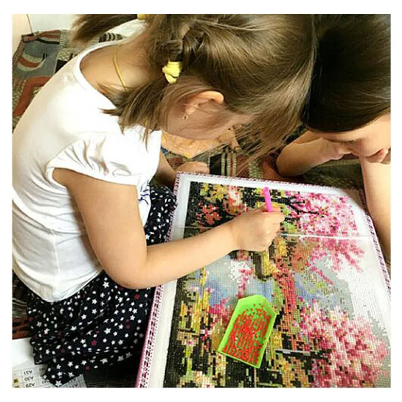 AB diamond cross stitch The plum blossom in the cartoon ice apple 5D DIY diamond embroidery rhinestone painting diamond painting