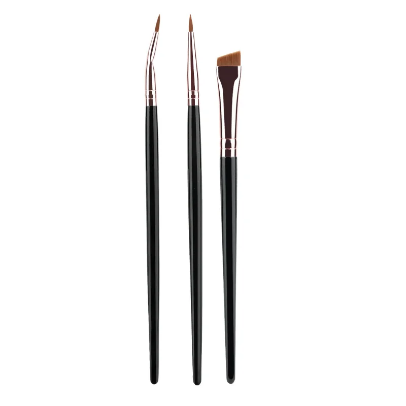 

Cornered Makeup Brush One-Stroke Eyeliner Aegyo-sal Eyeliner Brush Elbow Detail Concealer Lower Tear Trough Eyeliner Brush