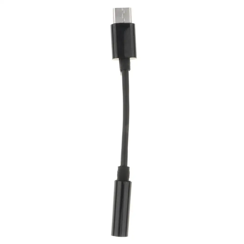 Type C to 3.5mm Audio Cable Adapter Compact USB-C Headphone Jack Converter for Samsung Macbook Headphones