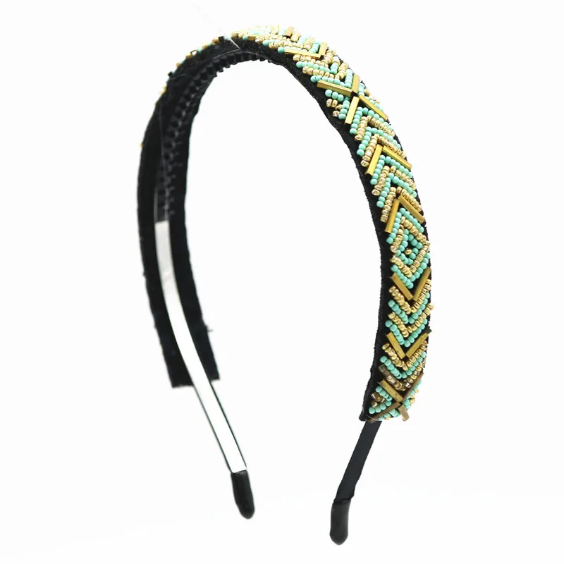 

NEW SPRING AND SUMMER handmade beaded resin colorful beads girls hairband fashion hair accessories