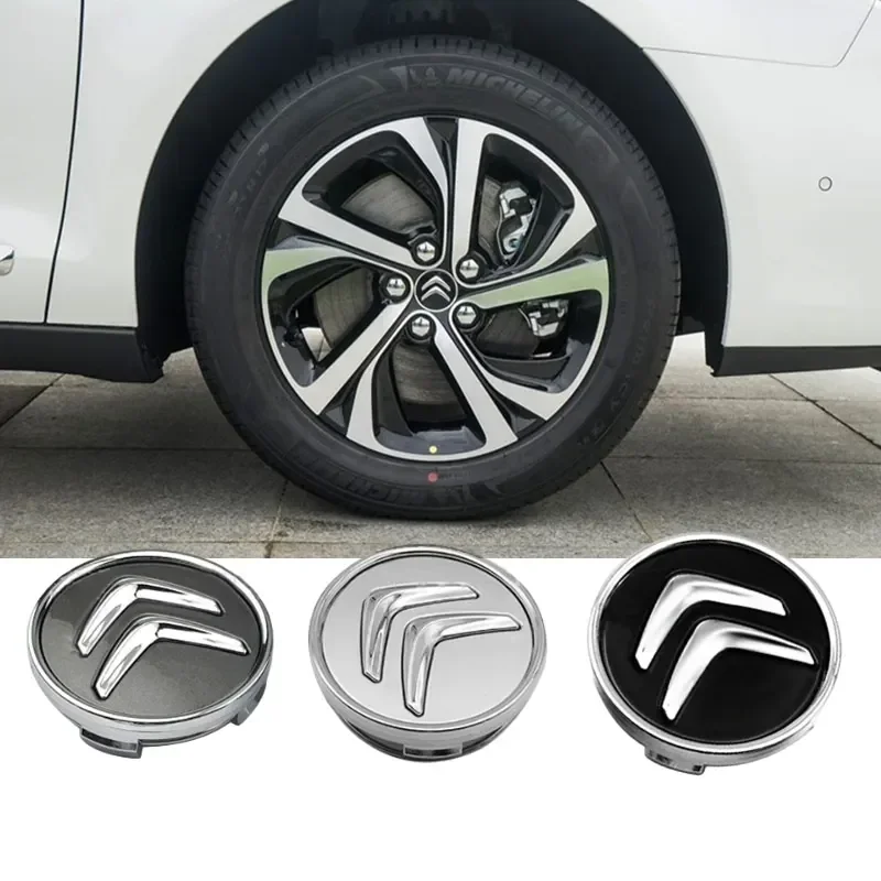 4pcs Car Wheel Center Hub Cover Caps for Citroen DS3 Picasso C2 C3 Xsara Cactus Saxo C4 C5 C1 Elysee Berling DS4 DS6 Accessories