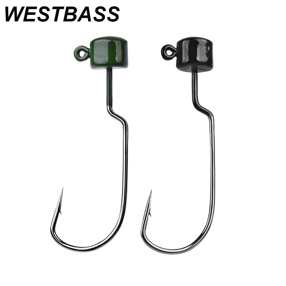 

WESTBASS 5 шт. ED крючки для снаряжения 3.5g-5g-7g крючок для рыбалки, зонт, червь, рыболовные крючки для мягкой приманки, аксессуары для рыбалки с бородкой